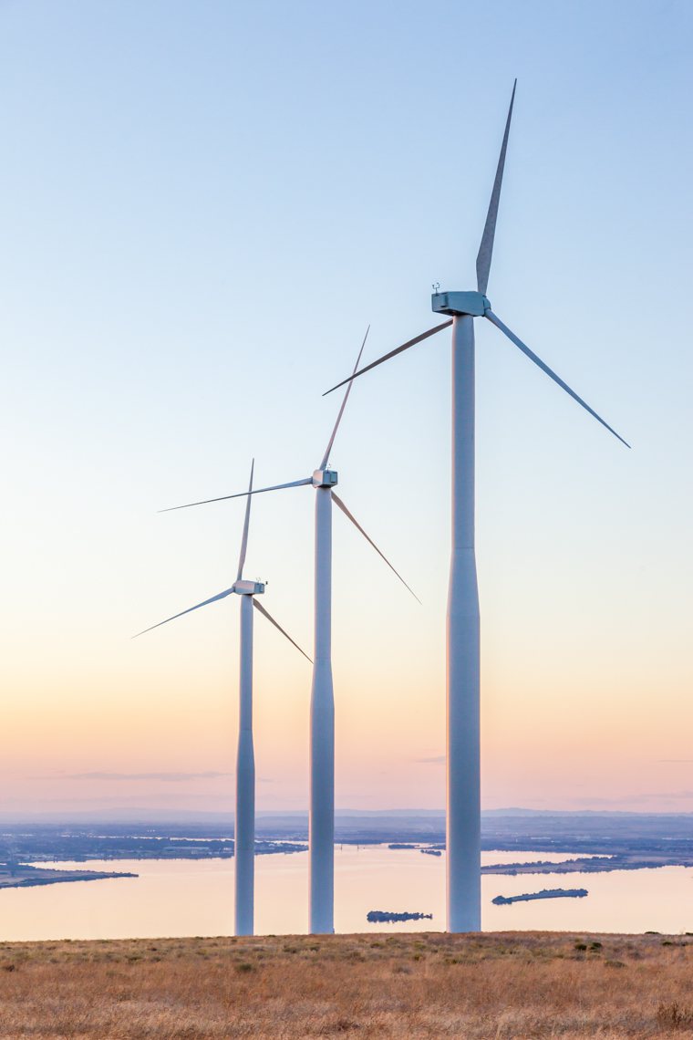 Wind turbines sustainable renewable green energy production technology